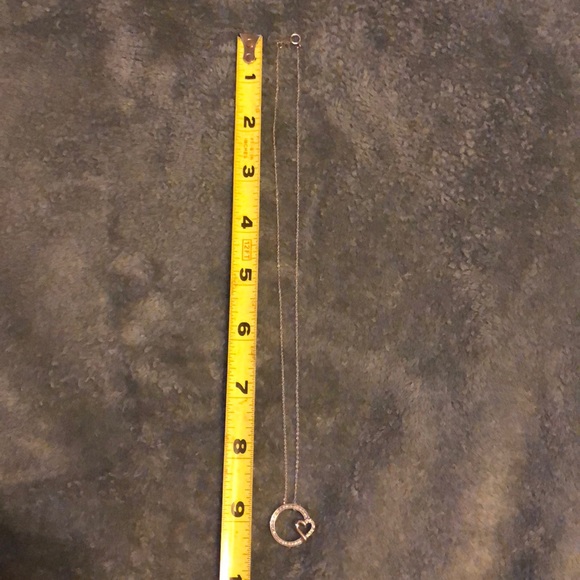 Gold silver and diamond necklace - Picture 6 of 6